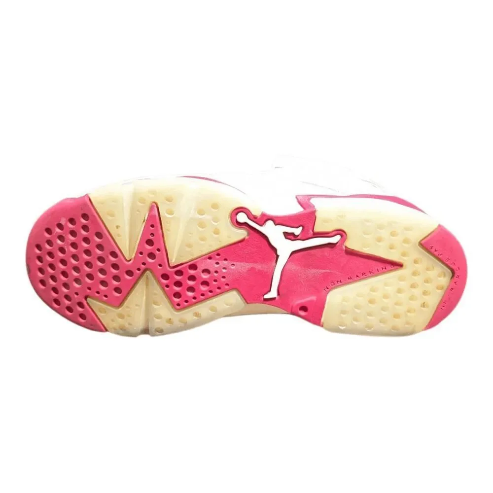 NIKE Air Jordan Fight Club 91 'White Pure Platinum Sail Mystic Hibiscus' Size 6Y